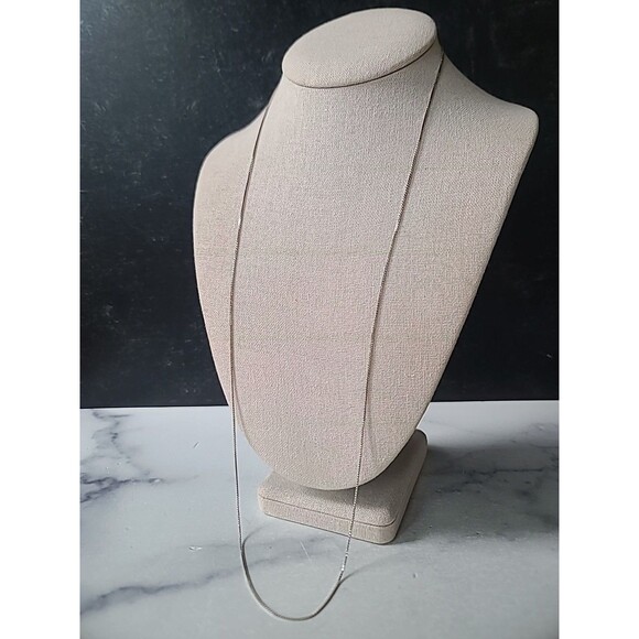 Italy 925 Sterling Silver Chain Necklace Vintage - Picture 2 of 10